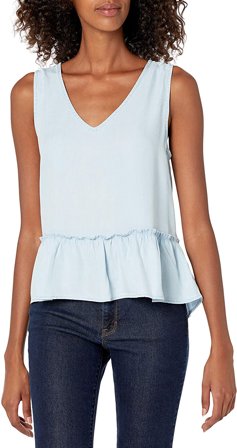 Price:$107.06    Rails Womens Mira Light Vintage Tank Top_Woven  Clothing