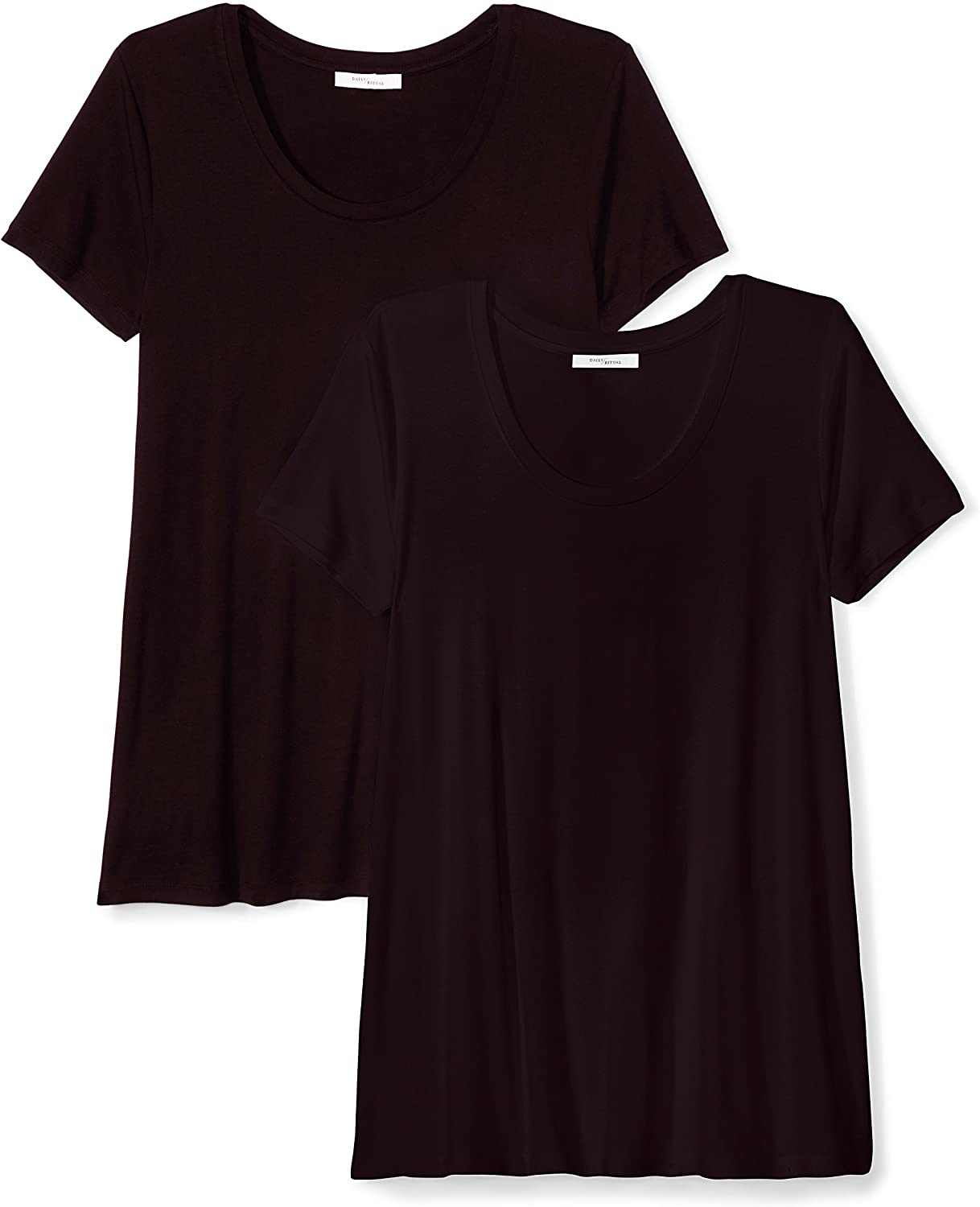 Price:$4.75    Amazon Brand - Daily Ritual Women's Jersey Short-Sleeve Scoop Neck Swing T-Shirt  Clothing