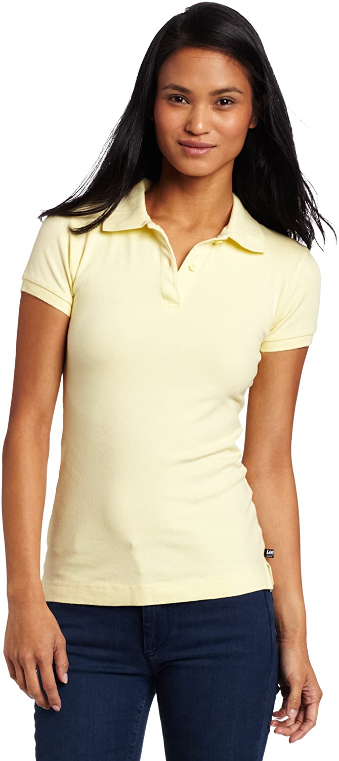 Price:$8.35    Lee Uniforms Juniors' Stretch Pique Polo Shirt  Polo Shirts  Clothing