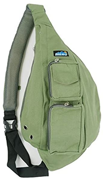 Price:$34.89    Sling Bag - Sling Backpack for Women and Men – Premium Quality Crossbody Bags for Women. Exclusive Memory Foam Comfort Strap – By Meru (Olive Green)  Clothing