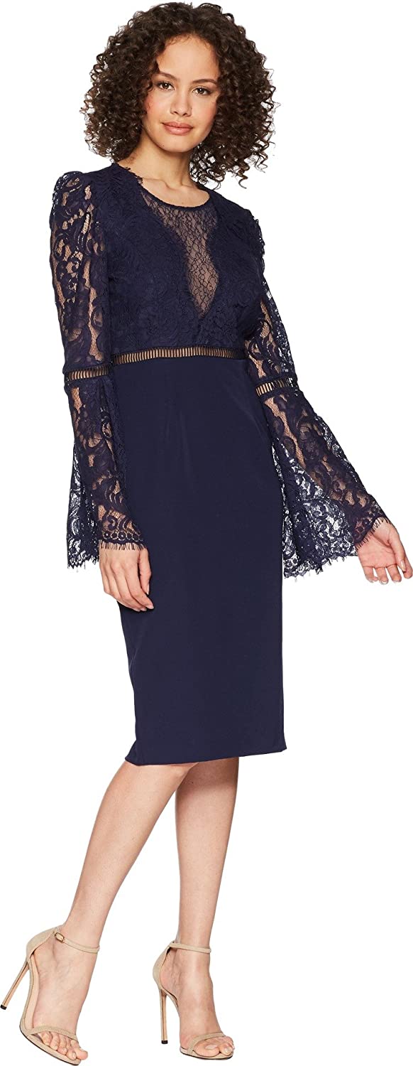 Price:$55.70    Bardot Women's Petite Faedra Lace Dress  Clothing