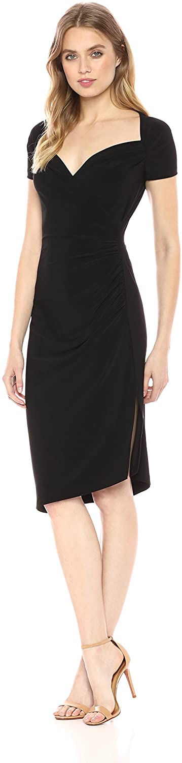 Price:$111.68    Norma Kamali Women's Sweetheart Side Drape Dress  Clothing