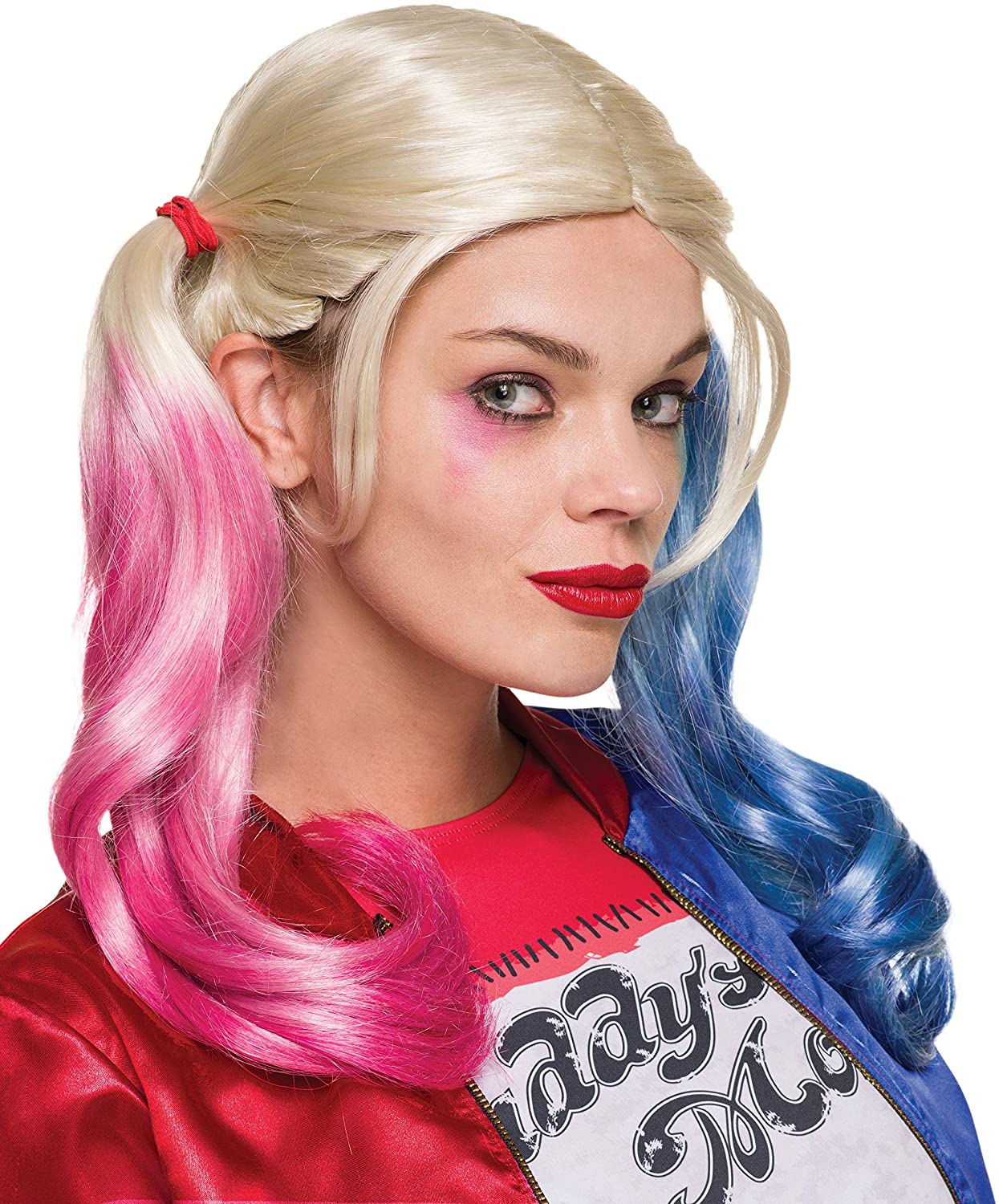 Price:$15.73    Rubie's Costume Co. Women's Suicide Squad Harley Quinn Value Wig, As Shown, One Size  Clothing