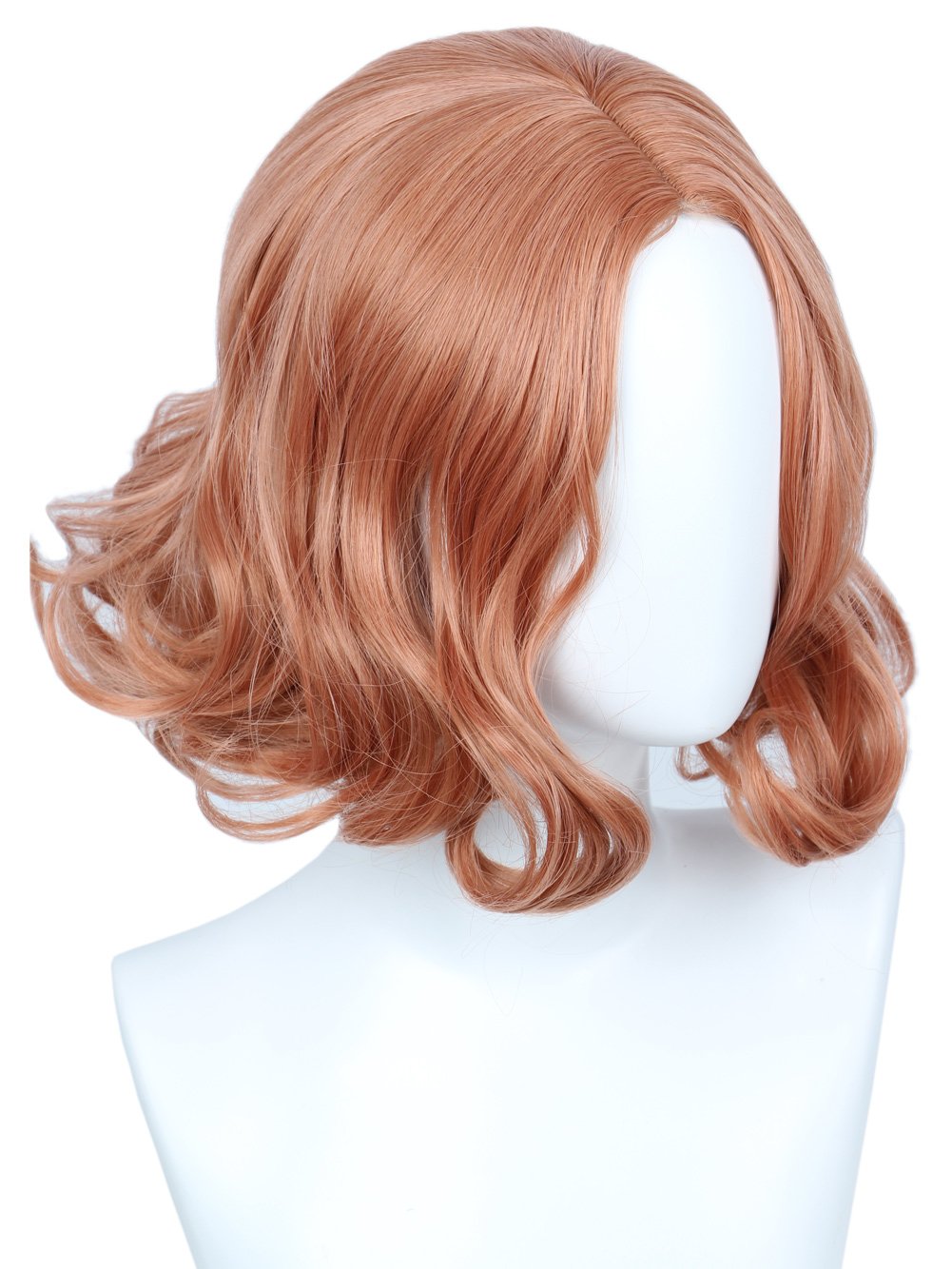 Price:$17.89    Linfairy Short Pink Curly Wig for Women Halloween Costume Wig p5  Beauty