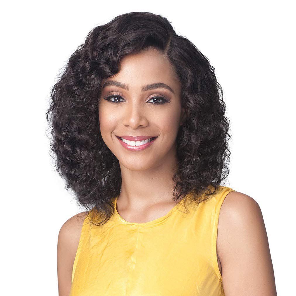 Price:$25.99     Short Curly Wigs Black Wig for Women Natural Lace Hairline Synthetic Fiber 13" Kinky Curly Hair   Beauty