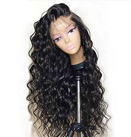 Price:$116.00     HD Transparent Lace Wig Loose Wave Human Hair Wigs Pre Plucked Wave Lace Front Human Hair Wigs with Baby Hair for Black Women 130% Density 18 inch   Beauty