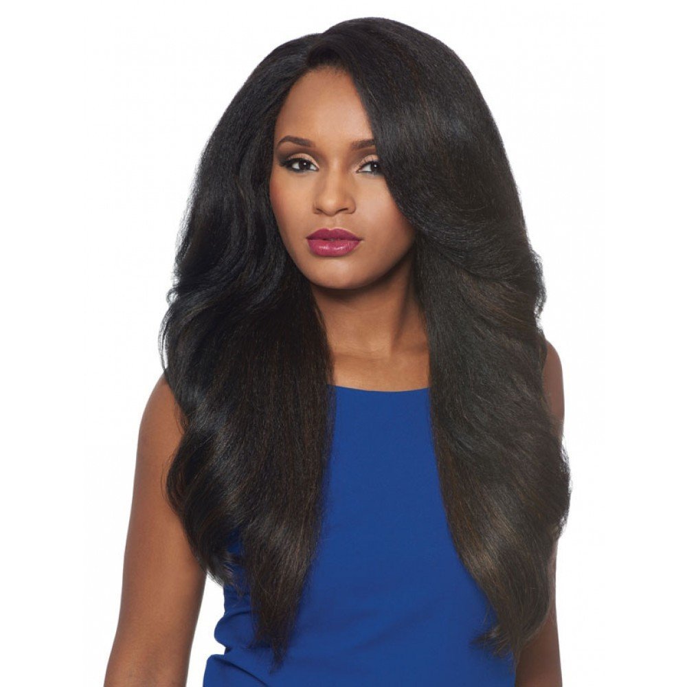 Price:$31.90     Outre Synthetic L-Part Lace Front Wig NEESHA Color  1B Off Black   Beauty