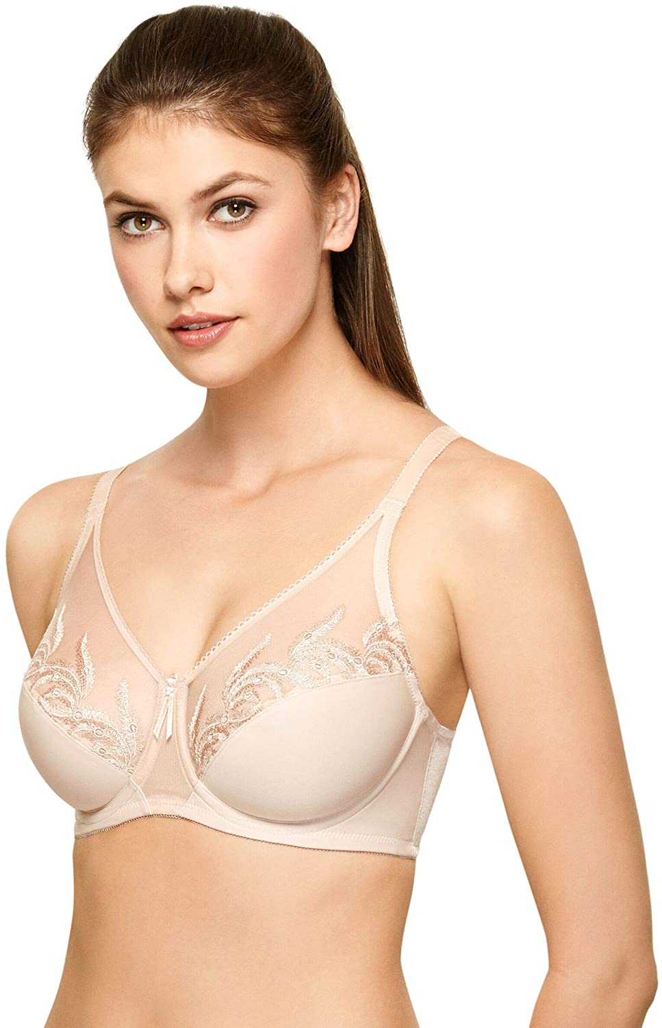 Price:$32.88 Wacoal Women's Feather Embroidery Underwire Bra at Amazon Women’s Clothing store  Bras