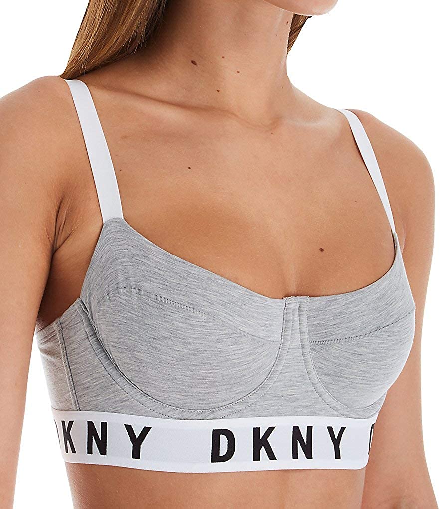 Price:$13.24 DKNY Women's Cozy Boyfriend Underwire Bra Top at Amazon Women’s Clothing store