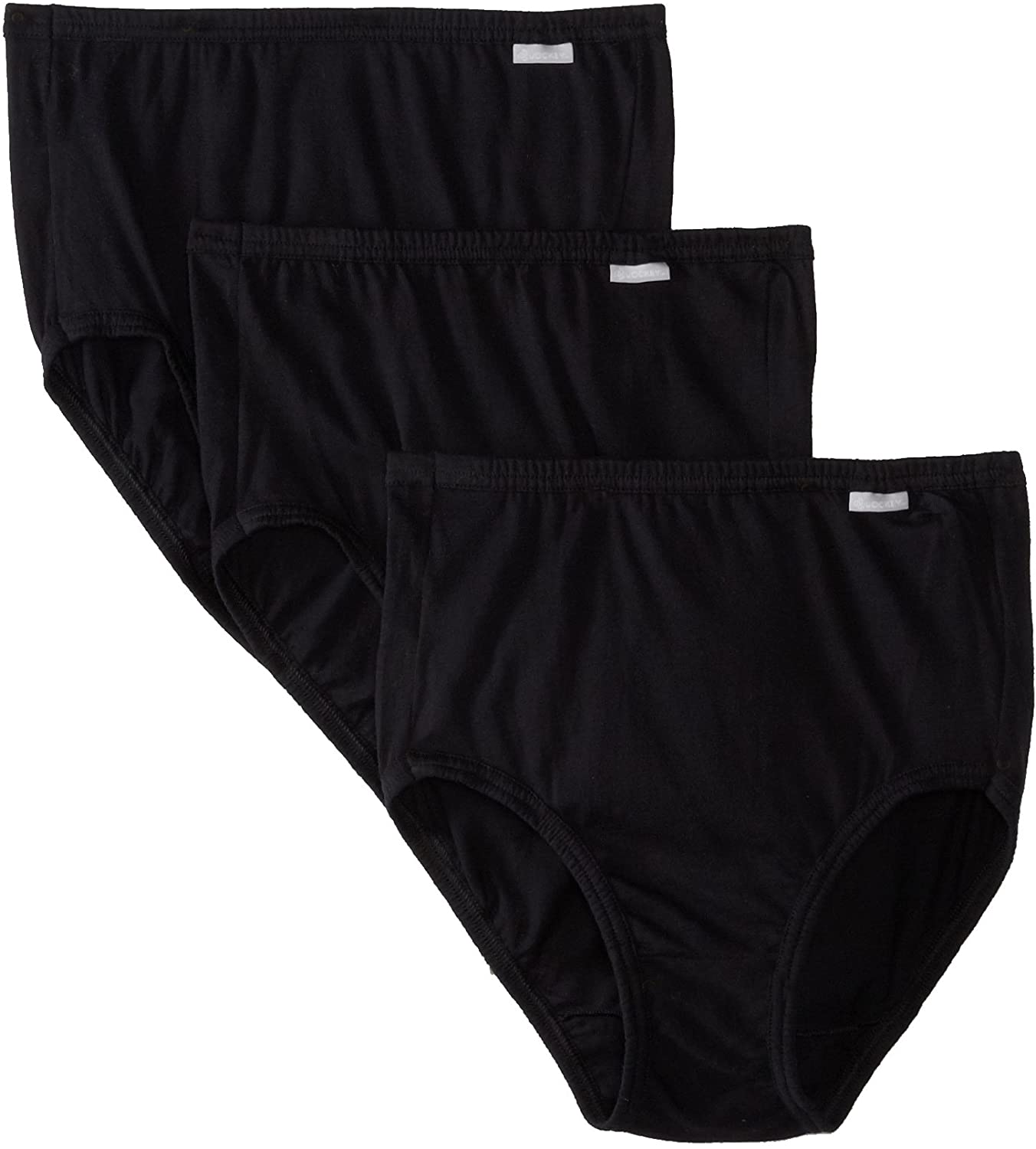 Price:$9.99 Jockey Women's Plus Size Elance¿ Brief 3-Pack at Amazon Women’s Clothing store