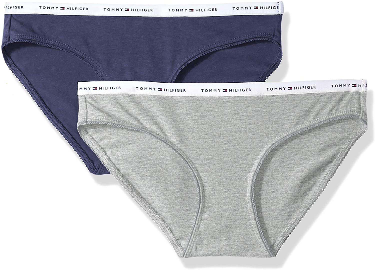 Price:$12.71 Tommy Hilfiger Women's Th Cotton Bikini Underwear Panty, 2-Pack Multipack at Amazon Women’s Clothing store