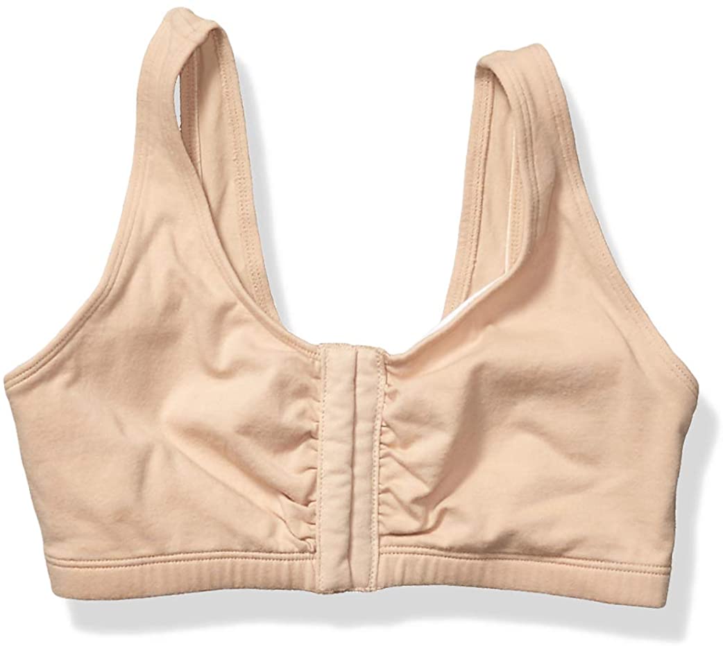 Price:$9.00 Fruit of the Loom Women's Front Close Builtup Sports Bra at Amazon Women’s Clothing store