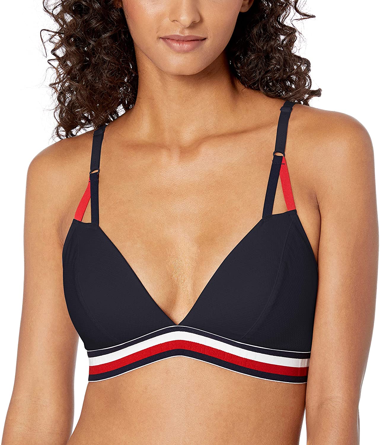 Price:$17.19 Tommy Hilfiger Women's Microfiber Bralette Lounge Bra at Amazon Women’s Clothing store