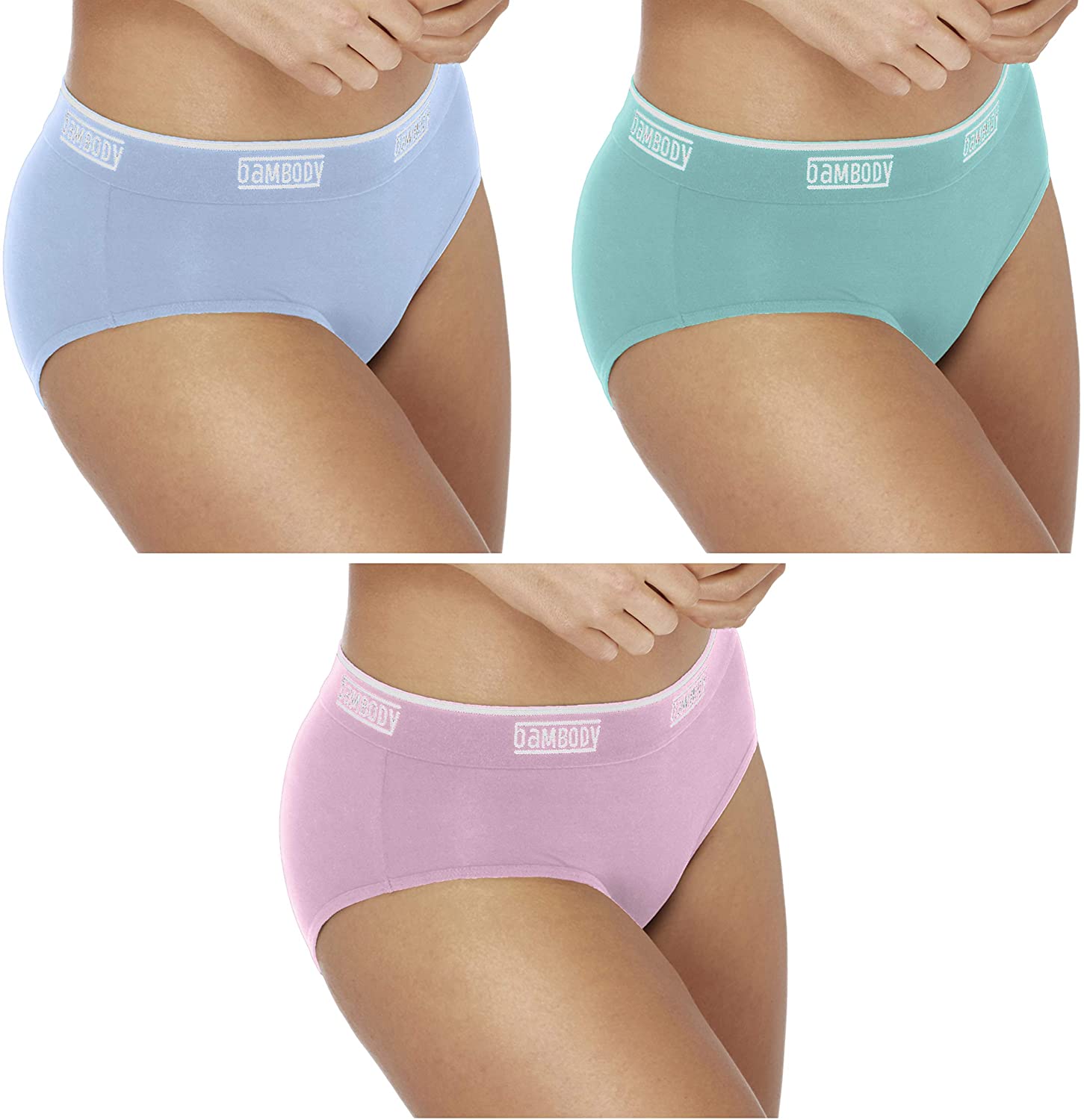 Price:$9.99 Bambody Period Panties  Hipster for Tweens & Women | Leakproof Briefs for Light-Medium Discharge | Menstrual Underwear at Amazon Women’s Clothing store