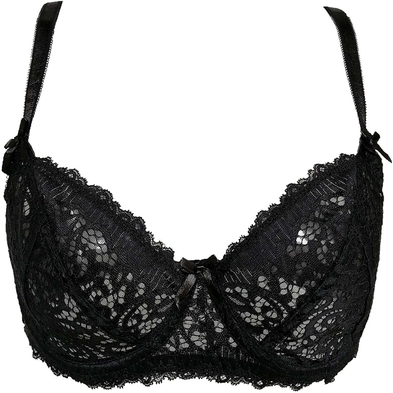 Price:$13.99 Hedy&Vivian Women's Sexy Lace Unlined Underwire Bra B001 at Amazon Women’s Clothing store