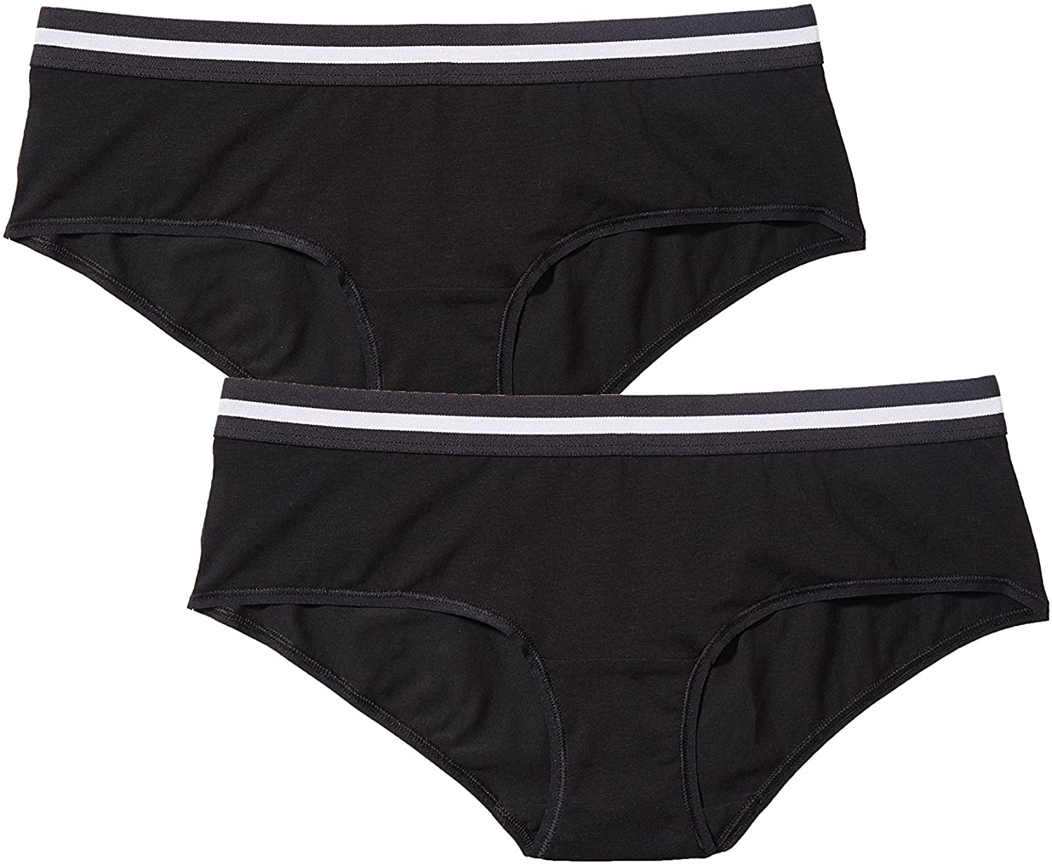 Price:$3.11    Amazon Brand - Iris & Lilly Women's Sporty Hipster Panty, 2-Pack  Clothing