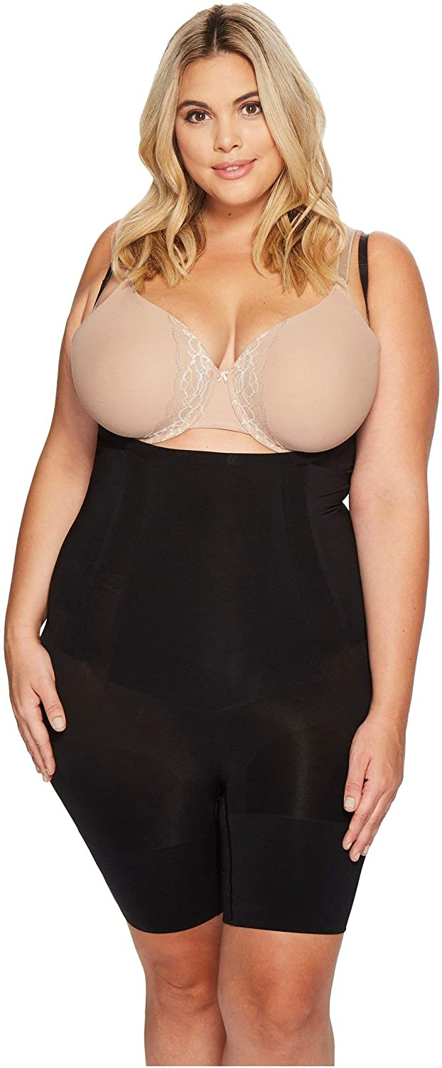 Price:$96.99 SPANX Women's Oncore Open Bust Mid Thigh Compression Bodysuit at Amazon Women’s Clothing store