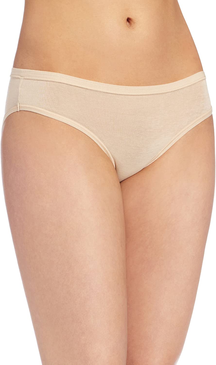Price:$15.00 Wacoal Women's B-fitting Bikini Panty, Naturally Nude, One Size at Amazon Women’s Clothing store  Bikini Underwear