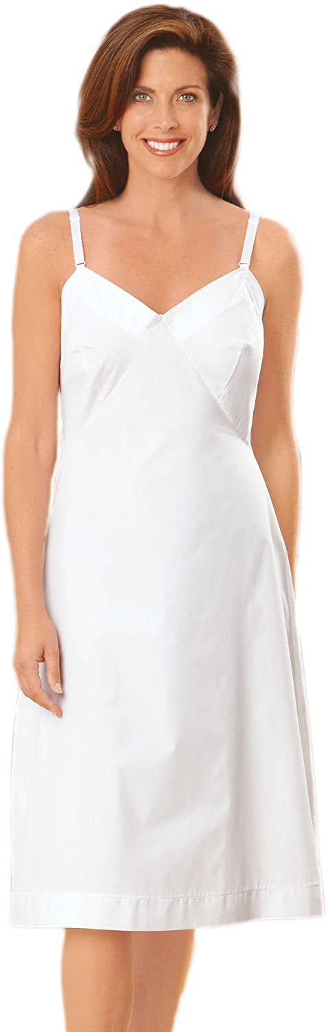Price:$21.95 Velrose Lingerie Cotton Full Slips 24" Style 1137 at Amazon Women’s Clothing store