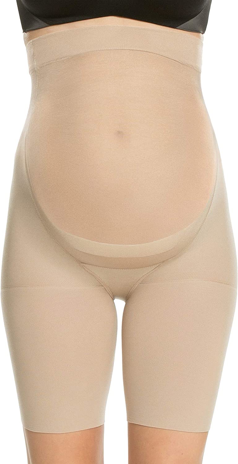 Price:$28.00 SPANX Power Mama Shaper at Amazon Women’s Clothing store  Maternity Pantyhose