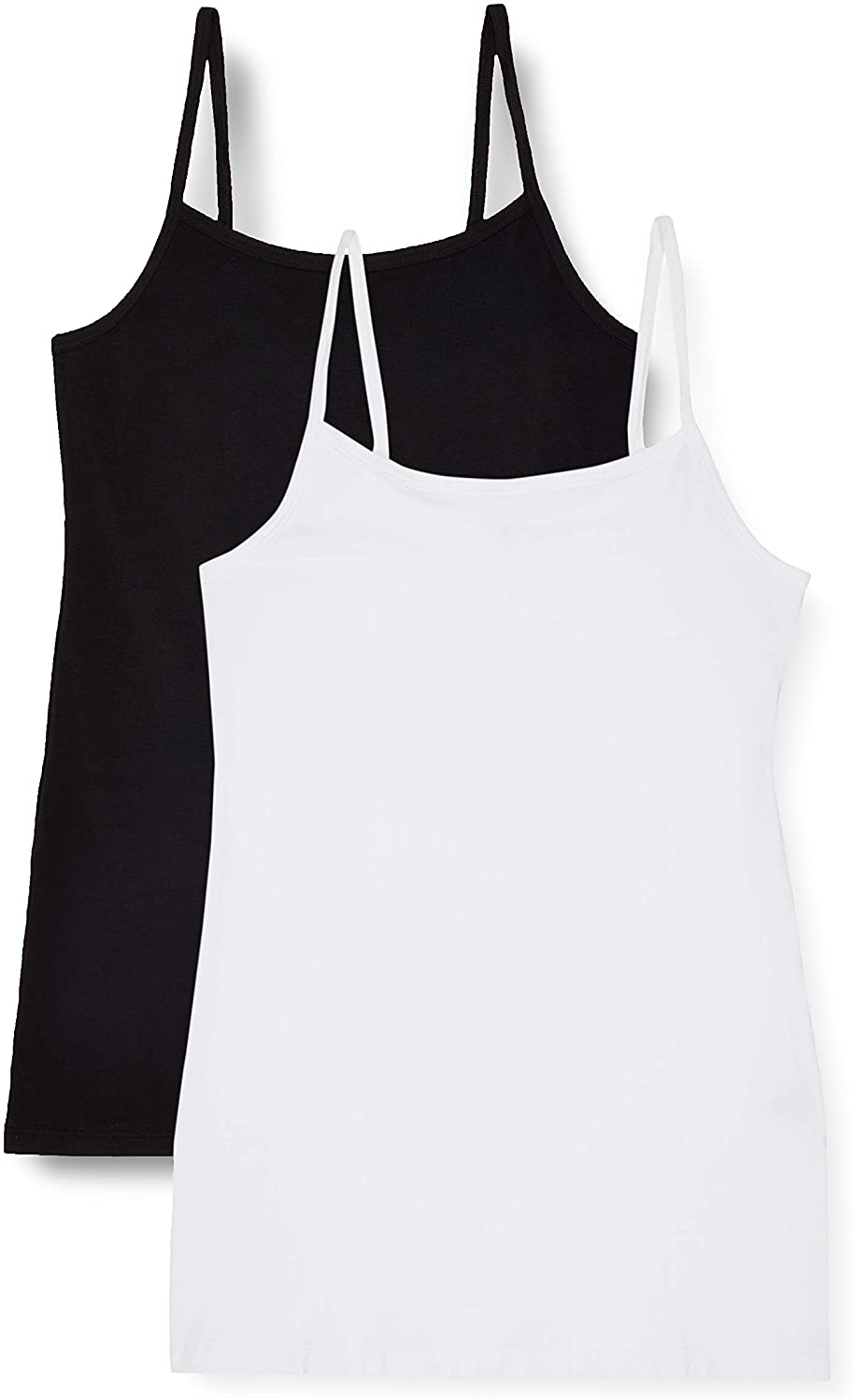 Price:$8.35    Amazon Brand - Iris & Lilly Women's Cotton Vest, Pack of 2  Clothing