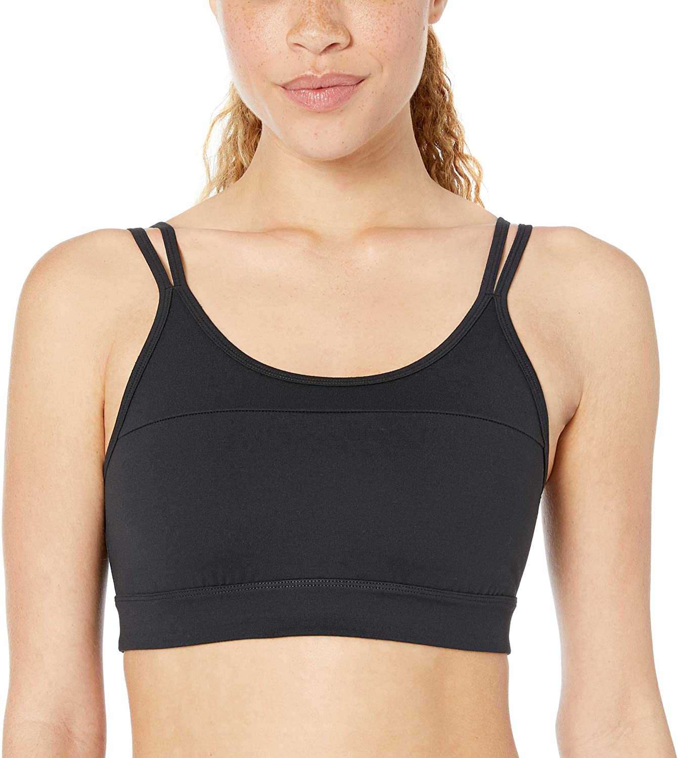 Price:$28.00    Amazon Brand - Core 10 Women's (XS-3X) Studiotech Strappy Yoga Bralette Sports Bra  Clothing