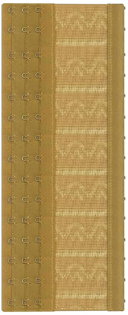 Price:$9.99    Elastic Corset Extender 15 Hooks Dark Beige  Clothing