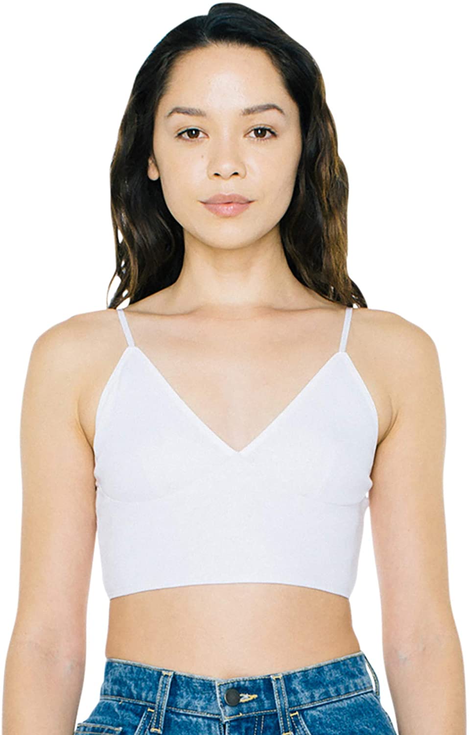 Price:$22.00 American Apparel Women's Cotton 2x2 Sofia Bralette at Amazon Women’s Clothing store