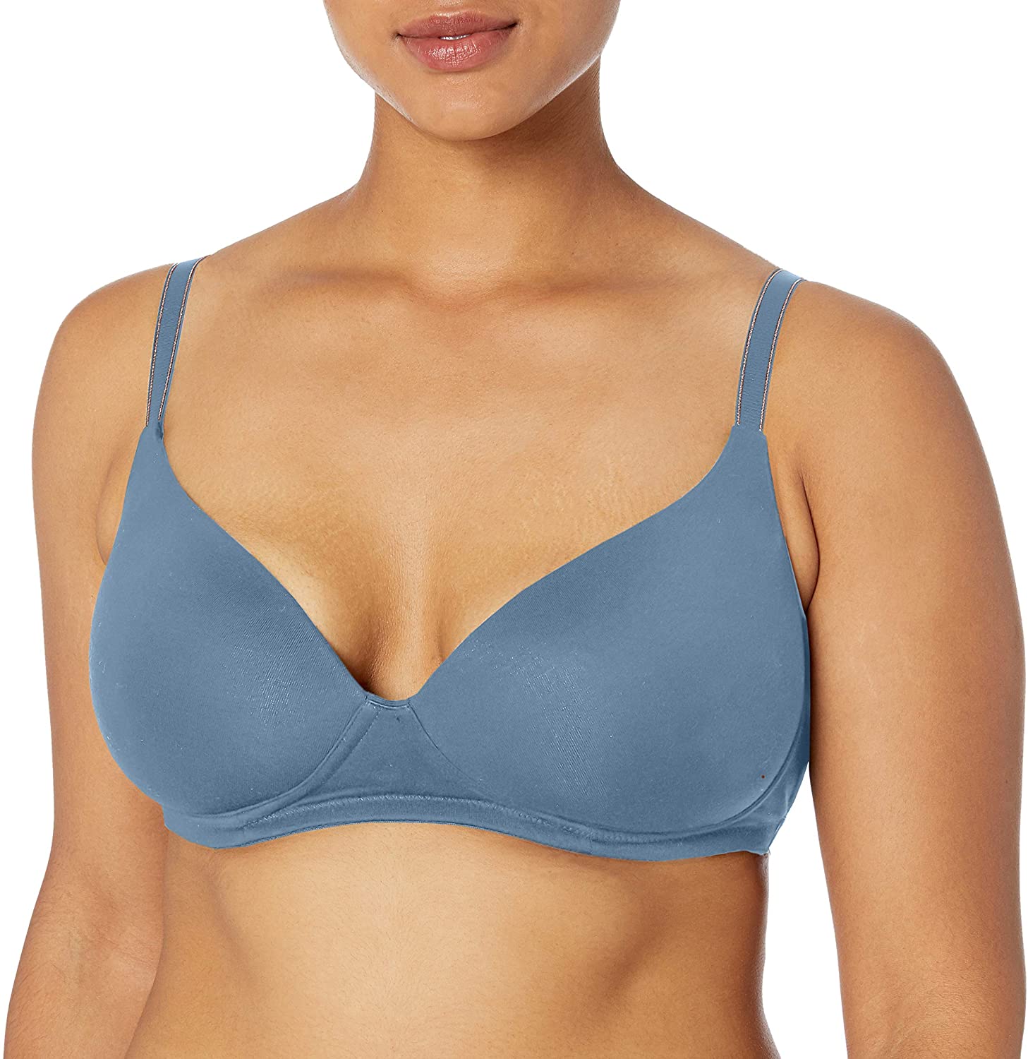 Price:$9.88 Emporio Armani Women's Stretch Cotton Wireless Bra Bra at Amazon Women’s Clothing store