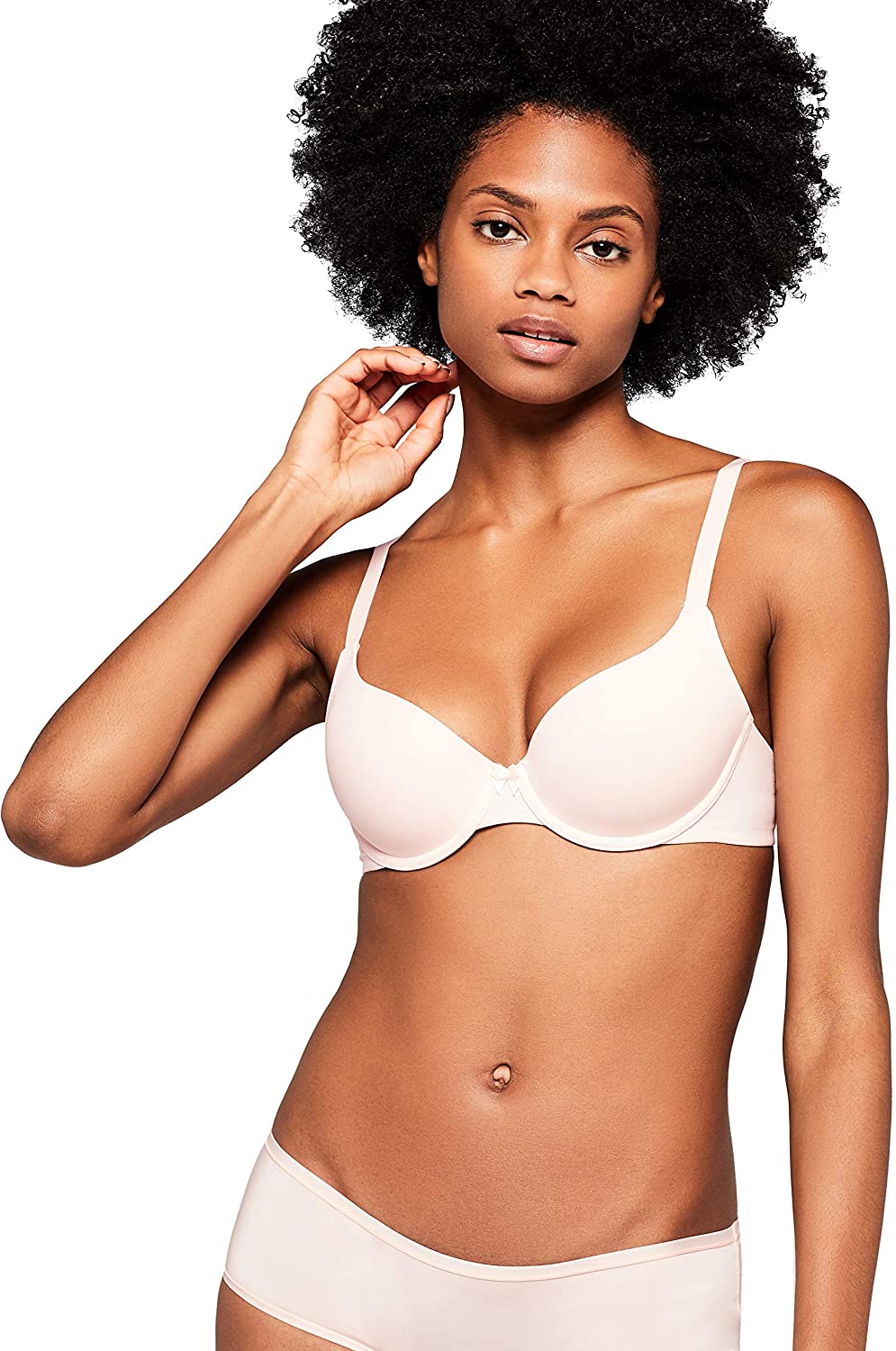 Price:$6.66    Amazon Brand - Iris & Lilly Women's Microfibre Demi Bra  Clothing