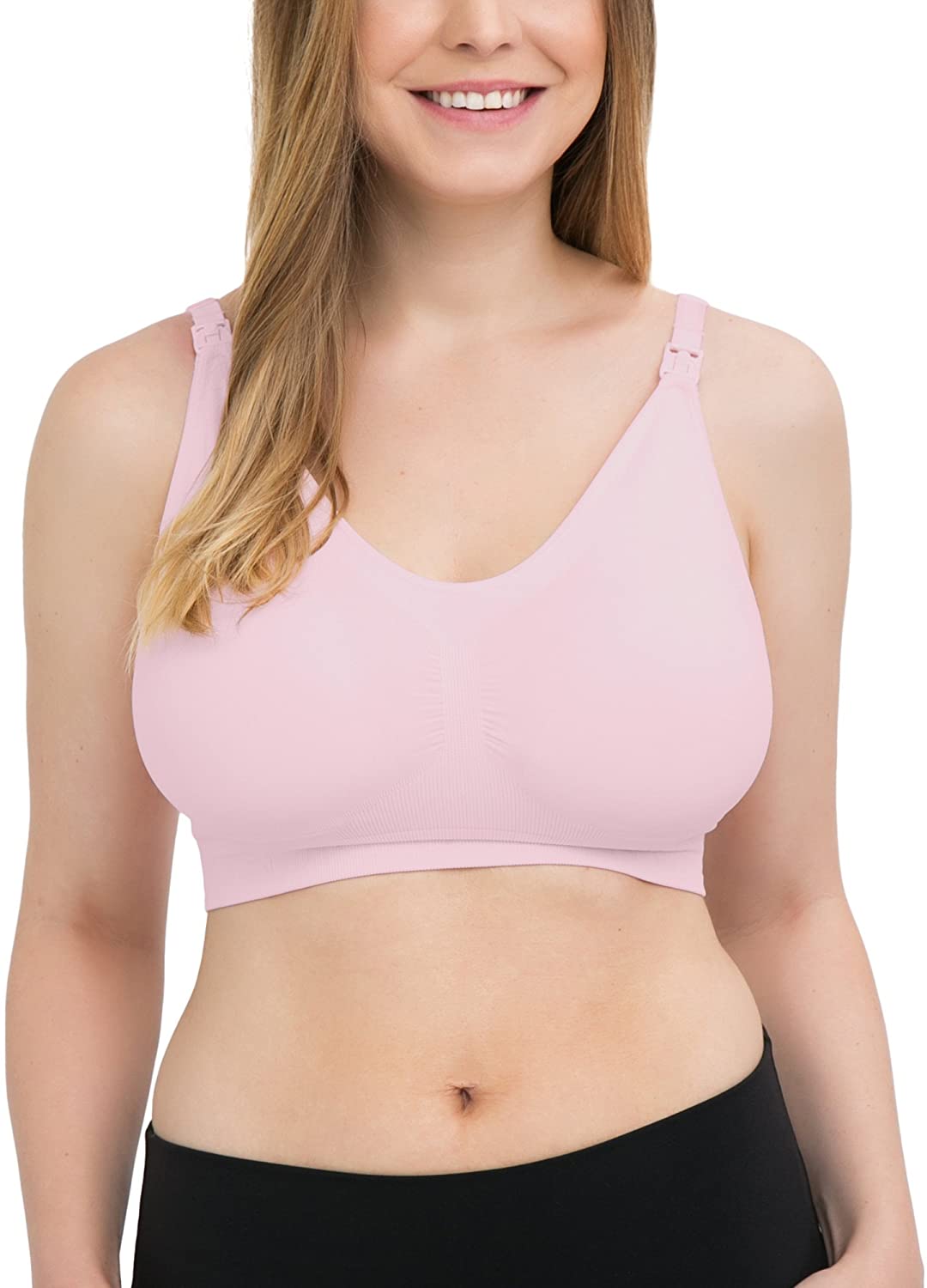 Price:$39.99 Kindred Bravely Simply Sublime Seamless Nursing Bra for Breastfeeding | Wireless Maternity Bra at Amazon Women’s Clothing store