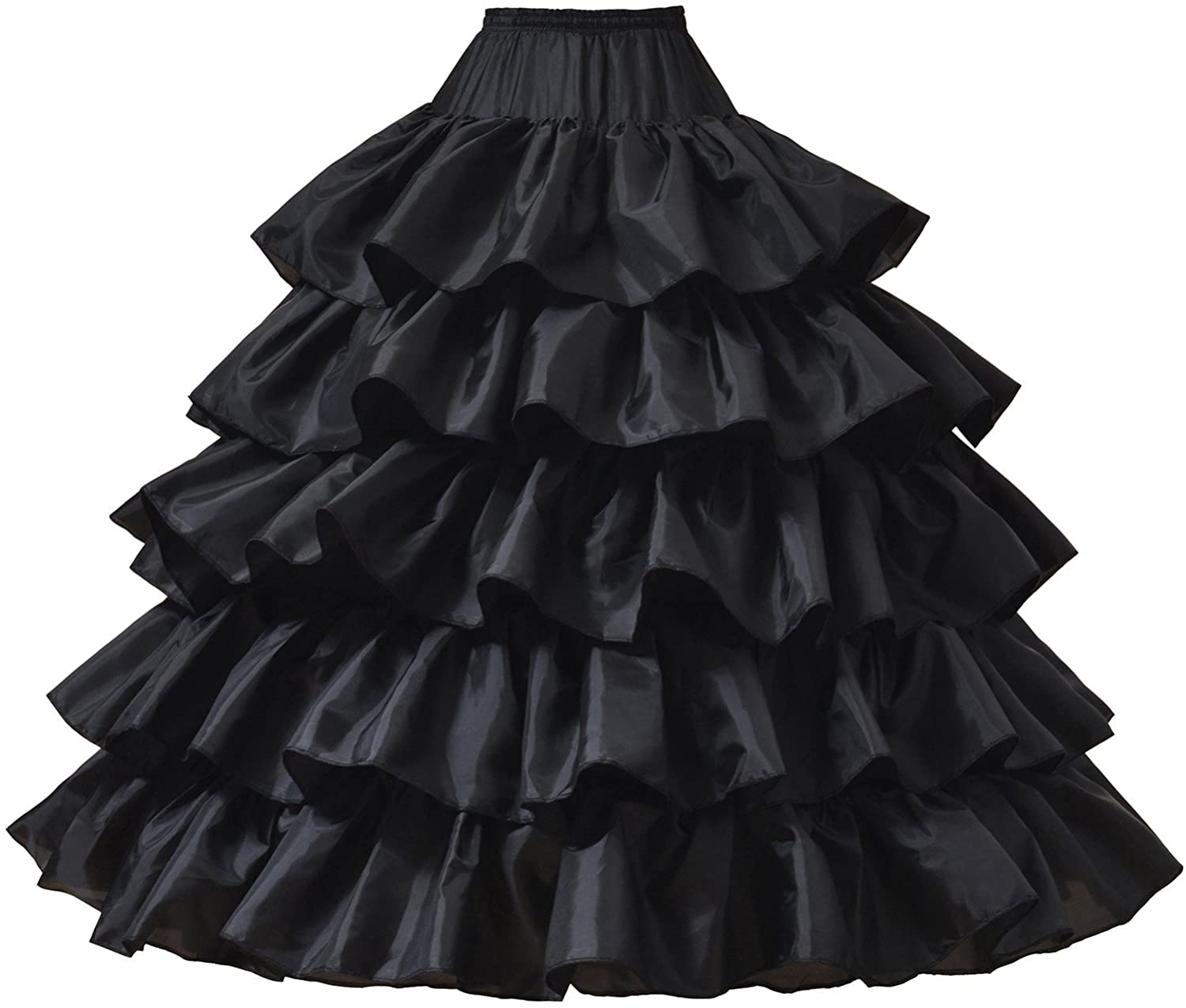 Price:$19.99 AW BRIDAL 6 Layers Wedding Ball Gown Petticoat Skirt 4 Hoops Slip Crinoline Underskirt at Amazon Women’s Clothing store