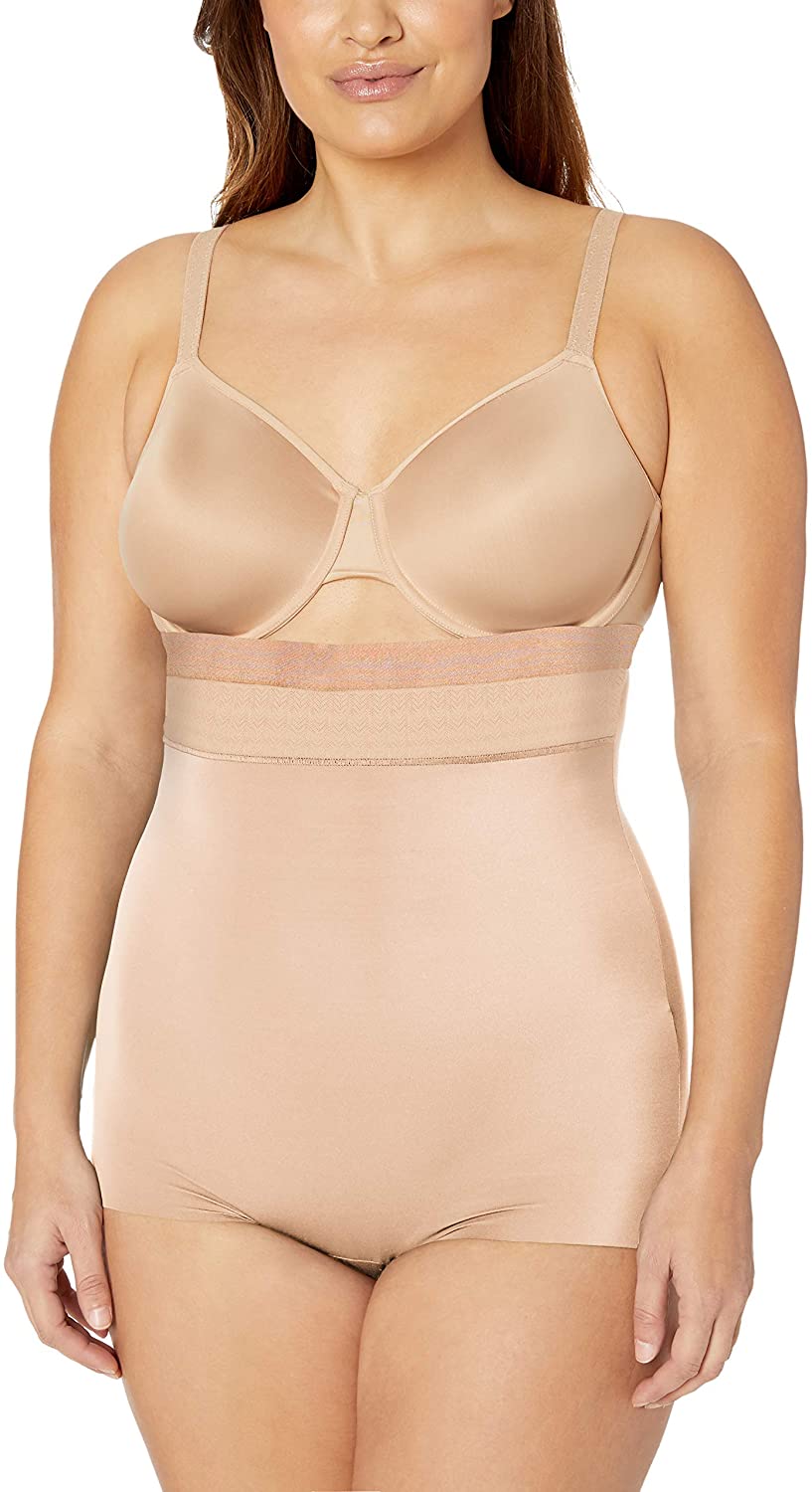 Price:$17.69 Maidenform Women's Firm Foundations Stay Put High Waist Brief at Amazon Women’s Clothing store