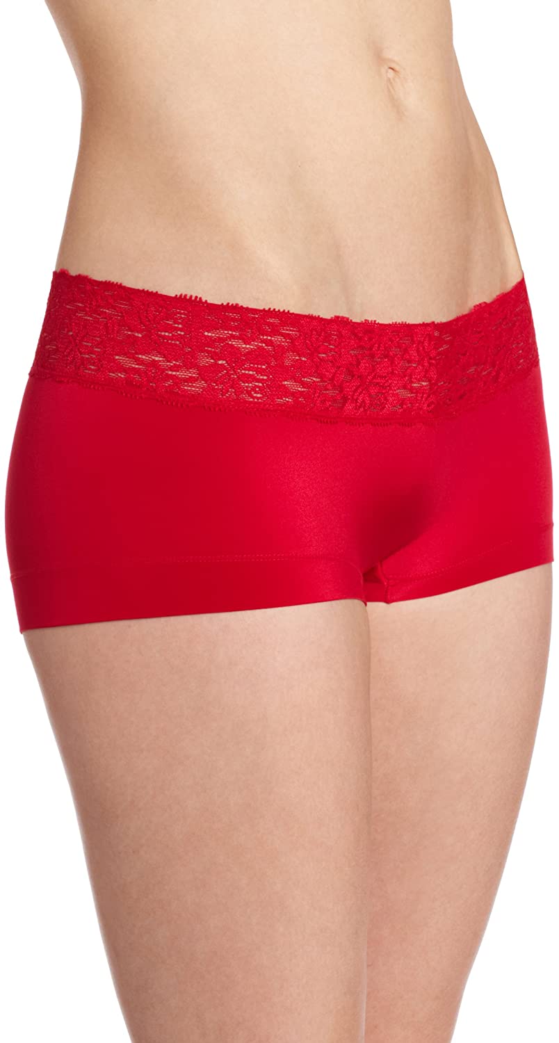 Price:$9.98 Maidenform Women's Dream Lace Boyshort Panty at Amazon Women’s Clothing store  Boy Shorts Panties