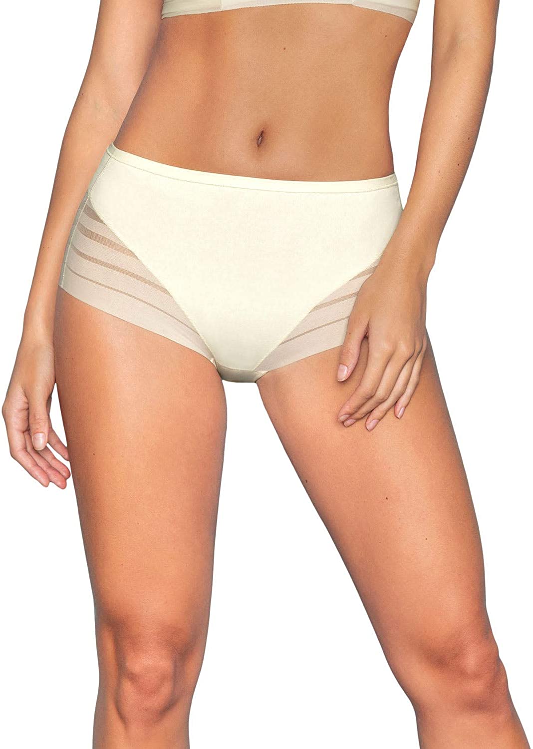 Price:$30.00 Leonisa Everyday Invisible Tummy Control Panty Girdle for Women - Underwear with Natural Butt Lifter and Thong Effect at Amazon Women’s Clothing store