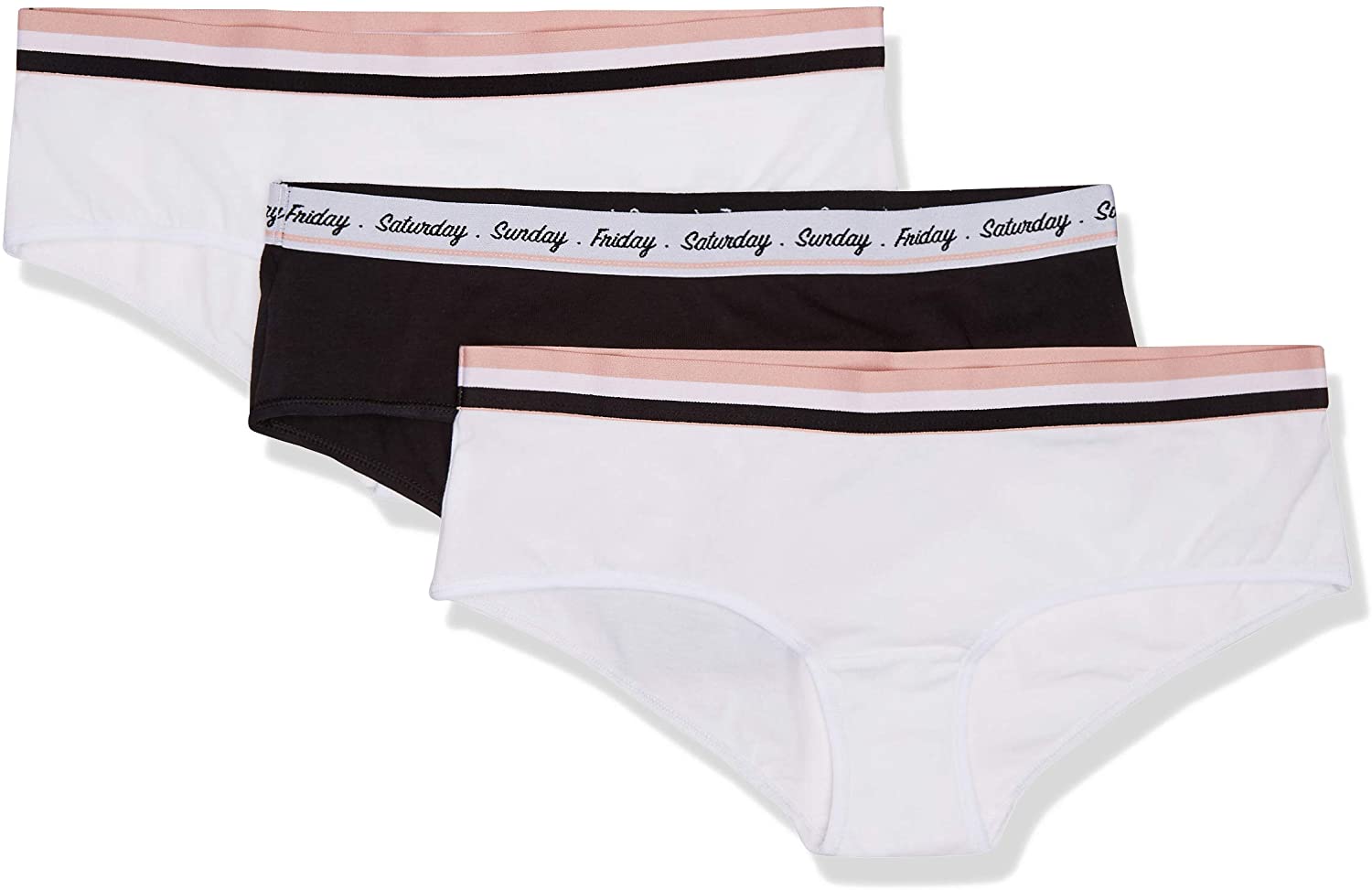 Price:$16.82    Amazon Brand - Iris & Lilly Women's Cotton Cheeky Hipster Panty, 3-Pack  Clothing