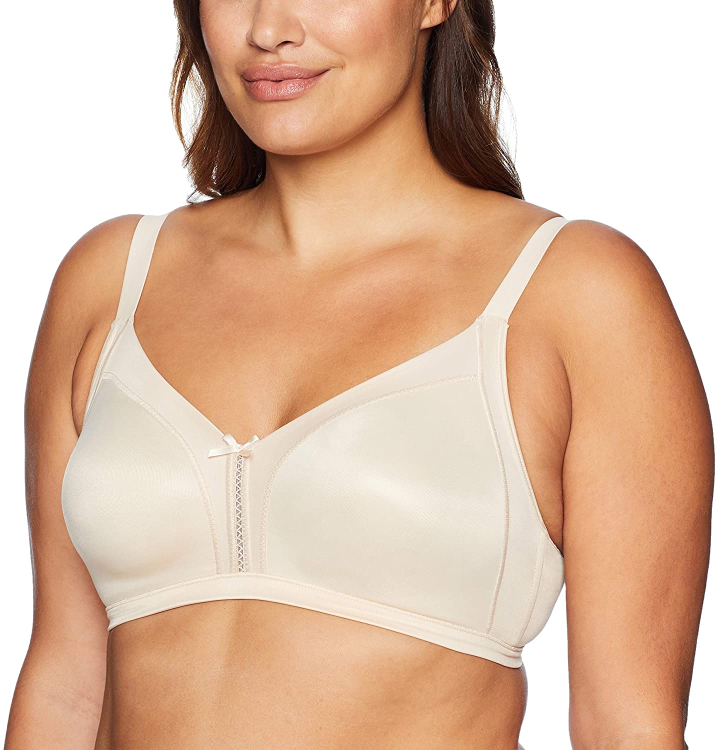 Price:$6.88 Bali Women's Double Support Wireless Soft Touch with Cool Comfort Bra Bra at Amazon Women’s Clothing store