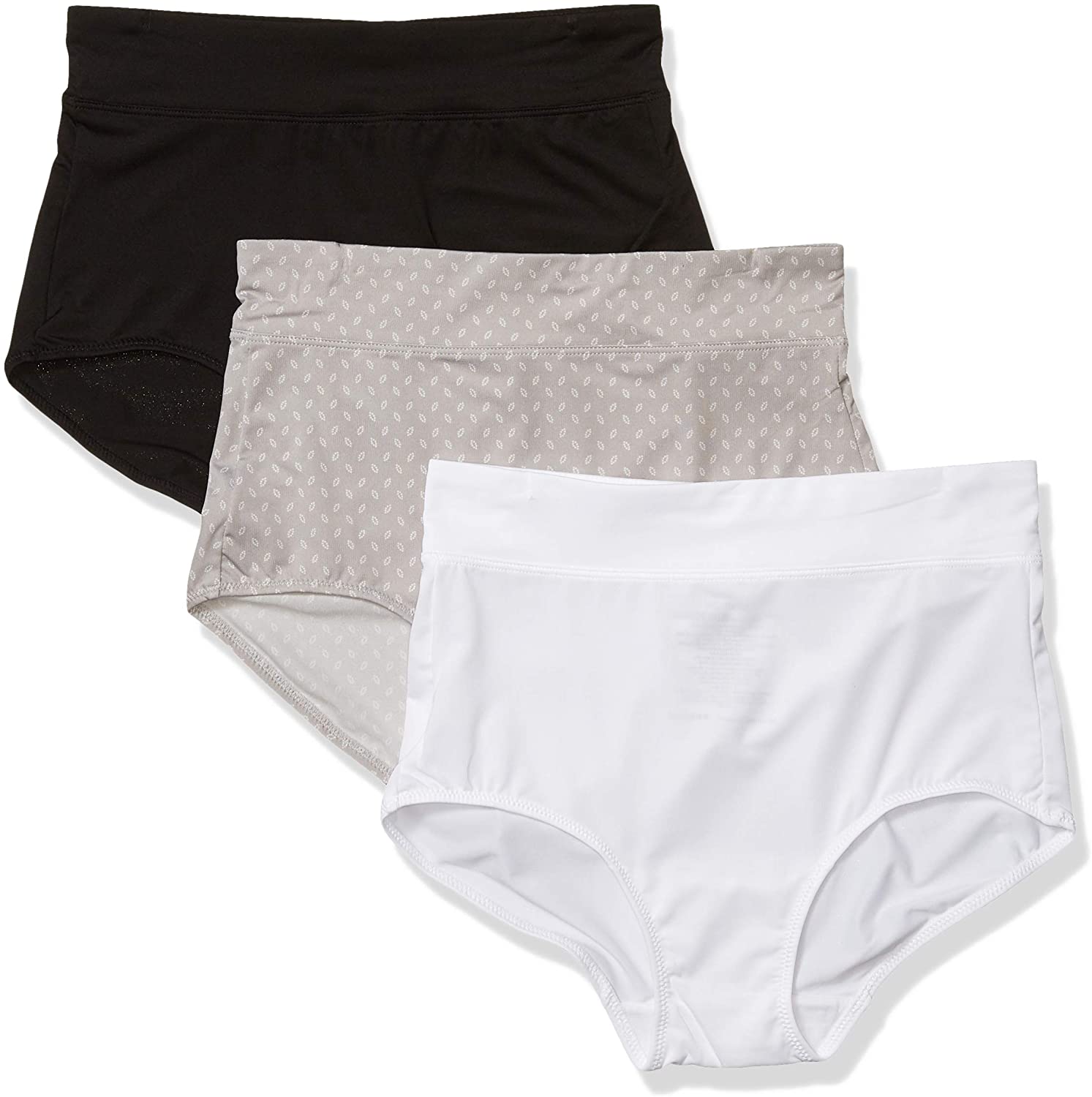 Price:$10.82 Warner's Women's No Pinching No Problems 3 Pack Micro Brief Tailored Panties at Amazon Women’s Clothing store