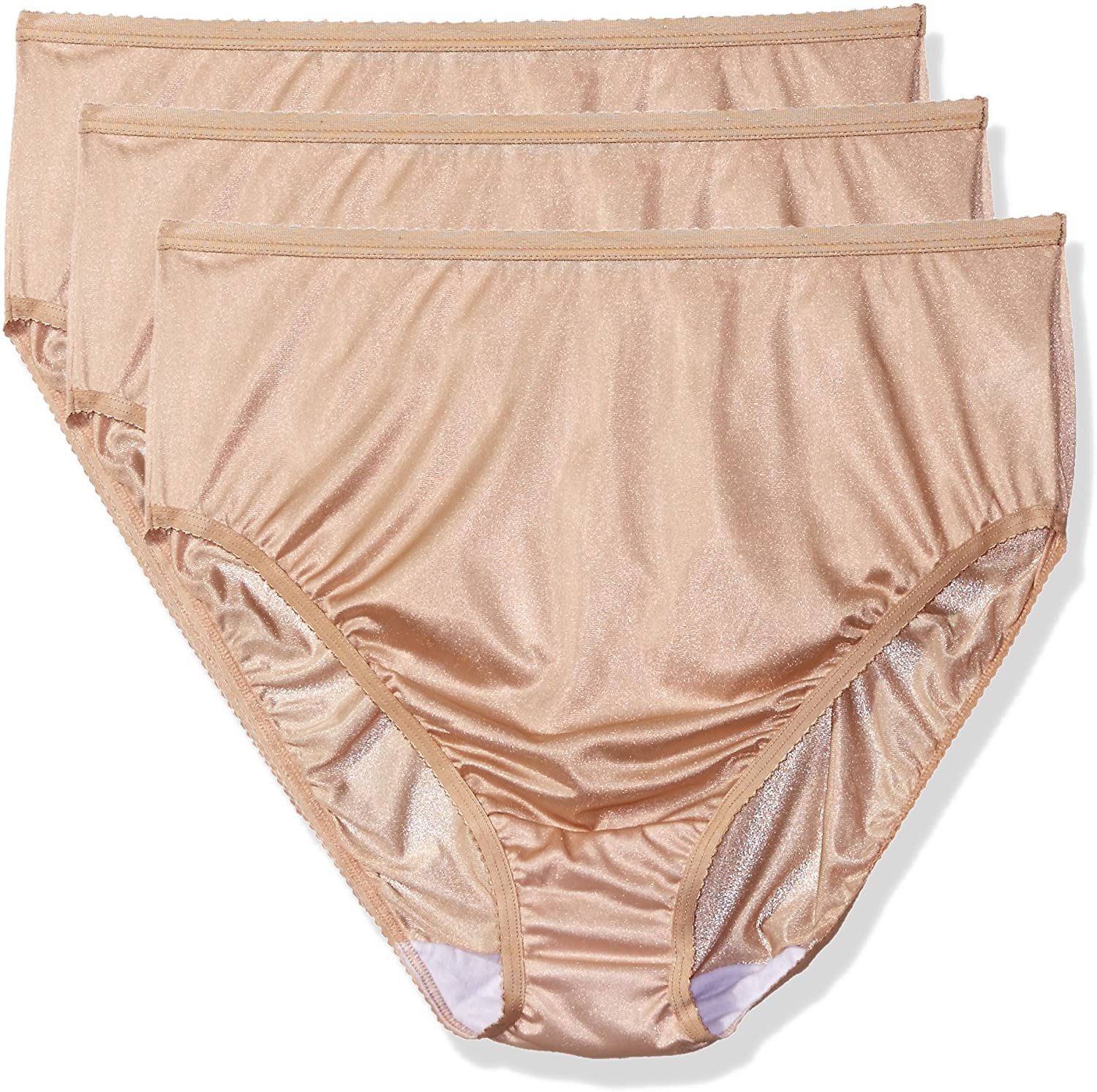 Price:$23.18 Shadowline Women's Plus-Size Panties-Hi Cut Nylon Brief (3 Pack) at Amazon Women’s Clothing store