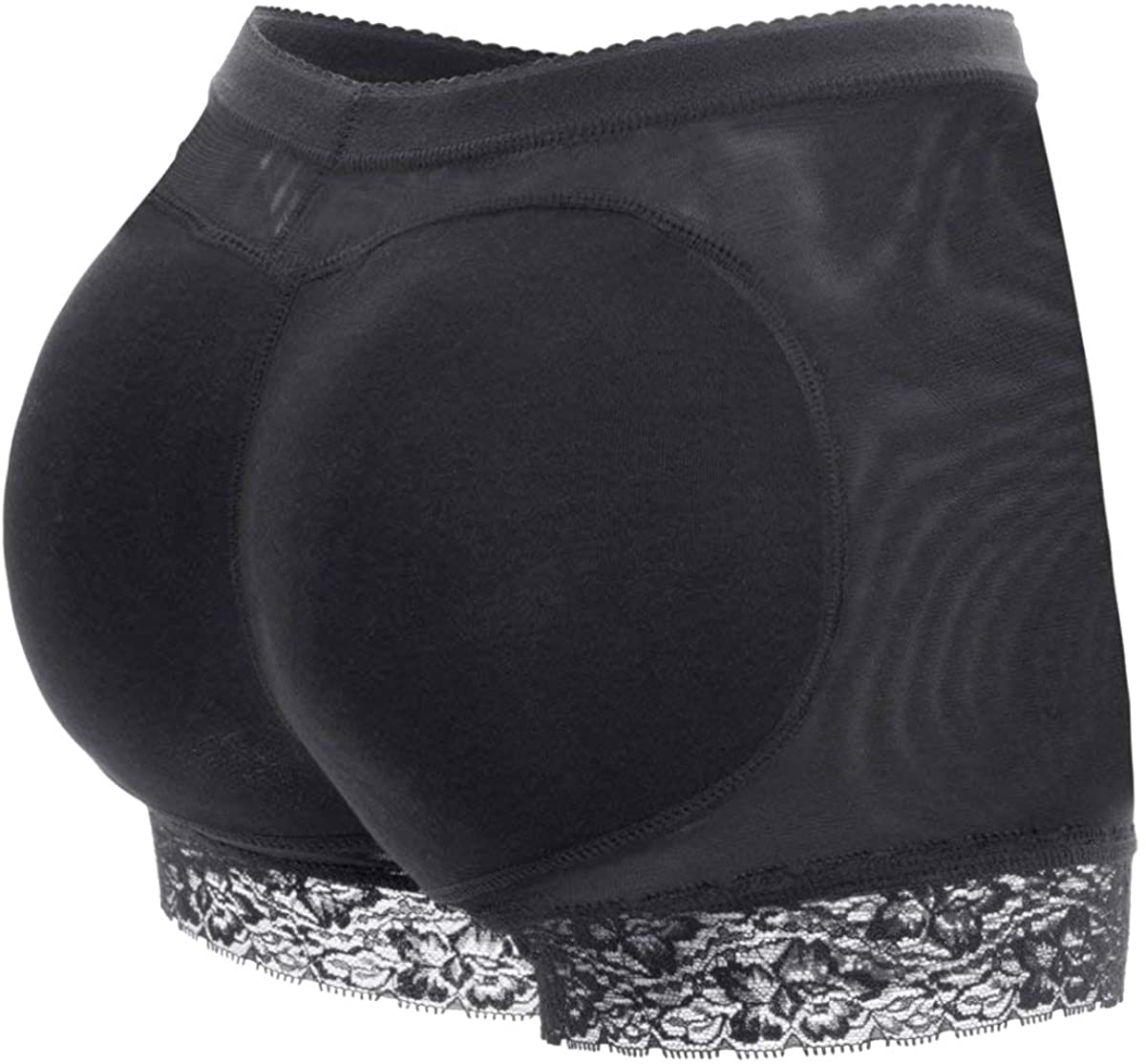 Price:$12.99 Womens Seamless Butt Lifter Boyshort Padded Po Panties Hip Enhancer Underwear at Amazon Women’s Clothing store