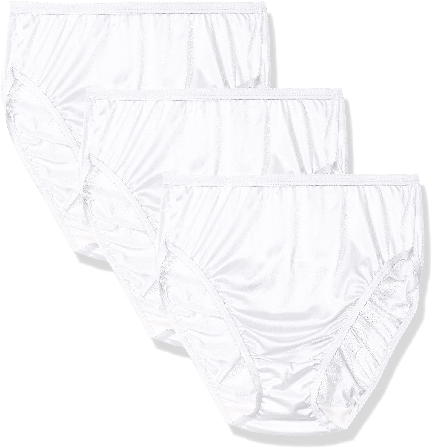 Price:$23.77 Shadowline Women's Panties-Hi Cut Nylon Brief (3 Pack) at Amazon Women’s Clothing store