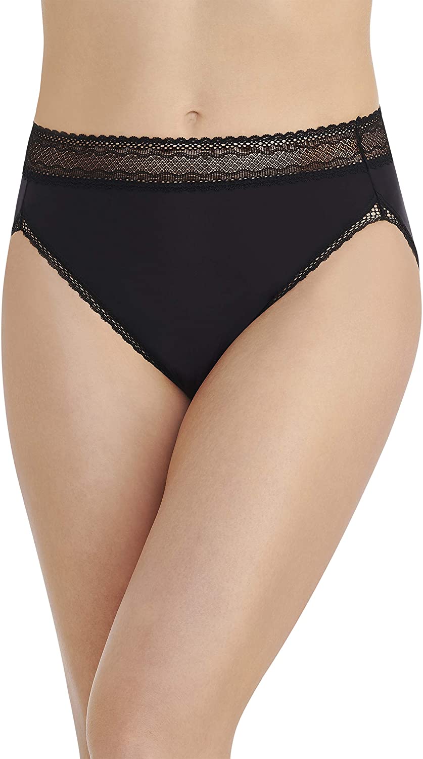 Price:$4.99 Vanity Fair Women's Flattering Lace Hi Cut Panty 13280 at Amazon Women’s Clothing store