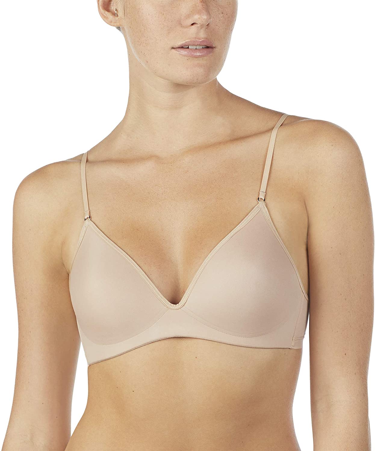 Price:$25.99 On Gossamer Next to Nothing Micro Wireless Bra at Amazon Women’s Clothing store