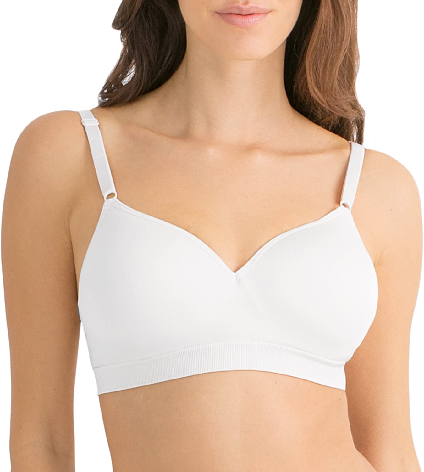 Price:$10.44 Fruit of the Loom Women's Seamless Wire Free Lift Bra at Amazon Women’s Clothing store