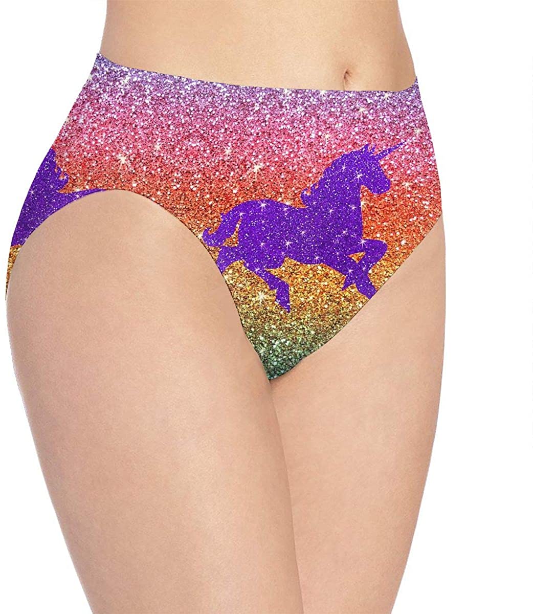Price:$0.00 Waldeal Women's Hipster Panties Rainbow Unicorn Graphic Seamless Sexy Briefs Underwear Ladies Gift Size XL at Amazon Women’s Clothing store