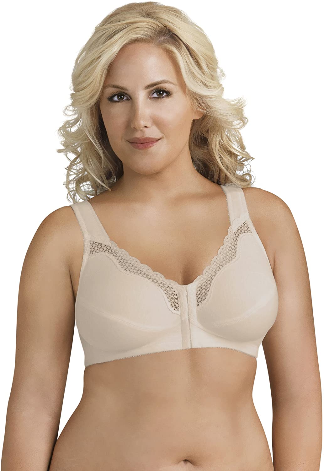 Price:$13.95 Exquisite Form Fully Women's Front Close Cotton Posture Bra #5100531 at Amazon Women’s Clothing store  Bras