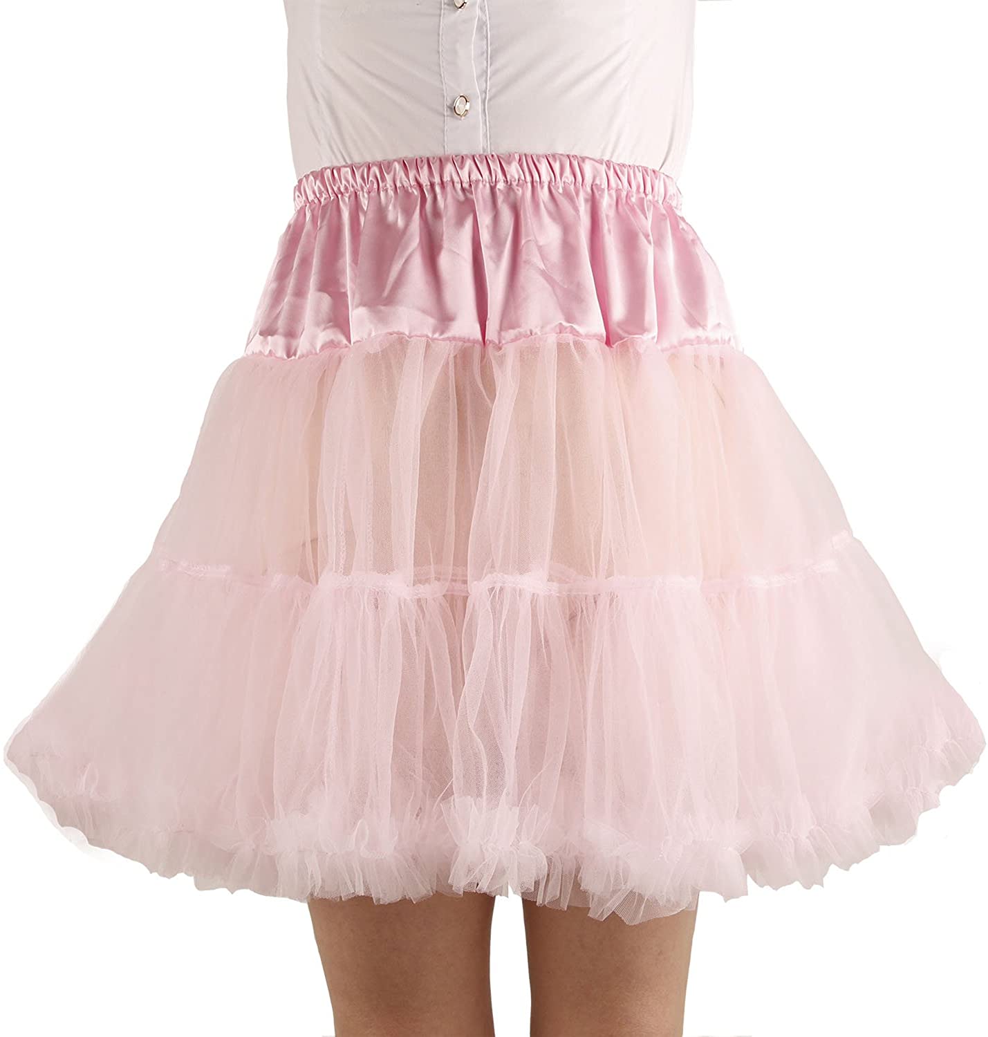 Price:$8.99 Shimaly Women's Princess Layered Puff Skirt Mini Tutu Skirt Short Petticoat at Amazon Women’s Clothing store