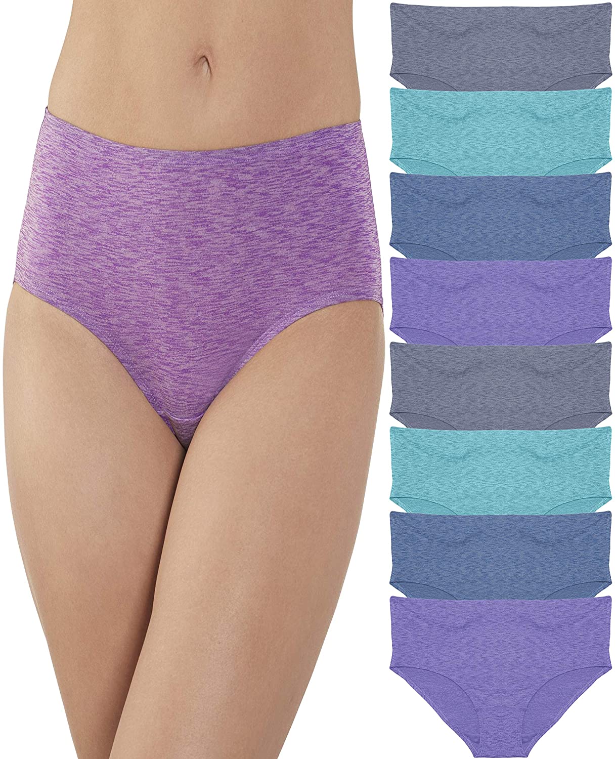 Price:$17.97 Fruit of the Loom Women's Dream Flex Low-Rise Brief (8 Pack) at Amazon Women’s Clothing store