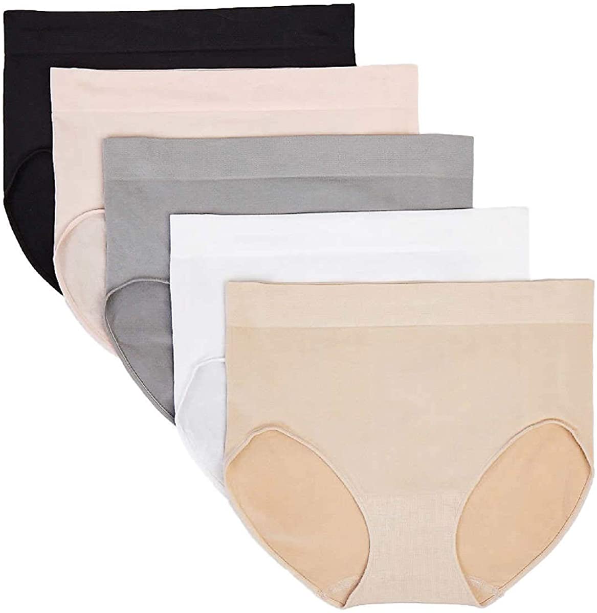 Price:$22.99 Carole Hochman Ladies' Seamless Brief, 5-Pack, Multicolored at Amazon Women’s Clothing store