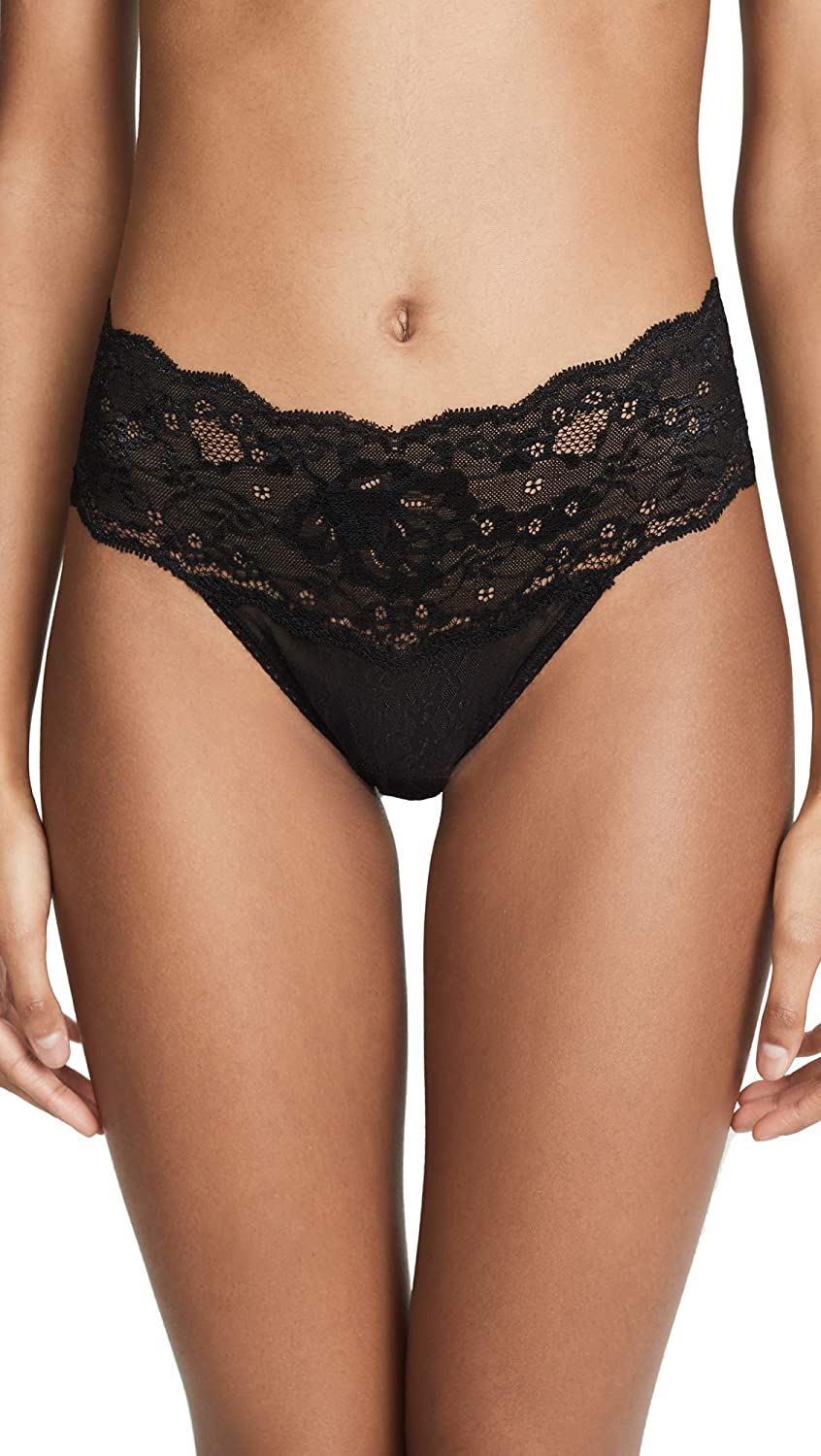 Price:$19.95    hanky panky Women's American Beauty Rose Natural Rise Thong  Clothing